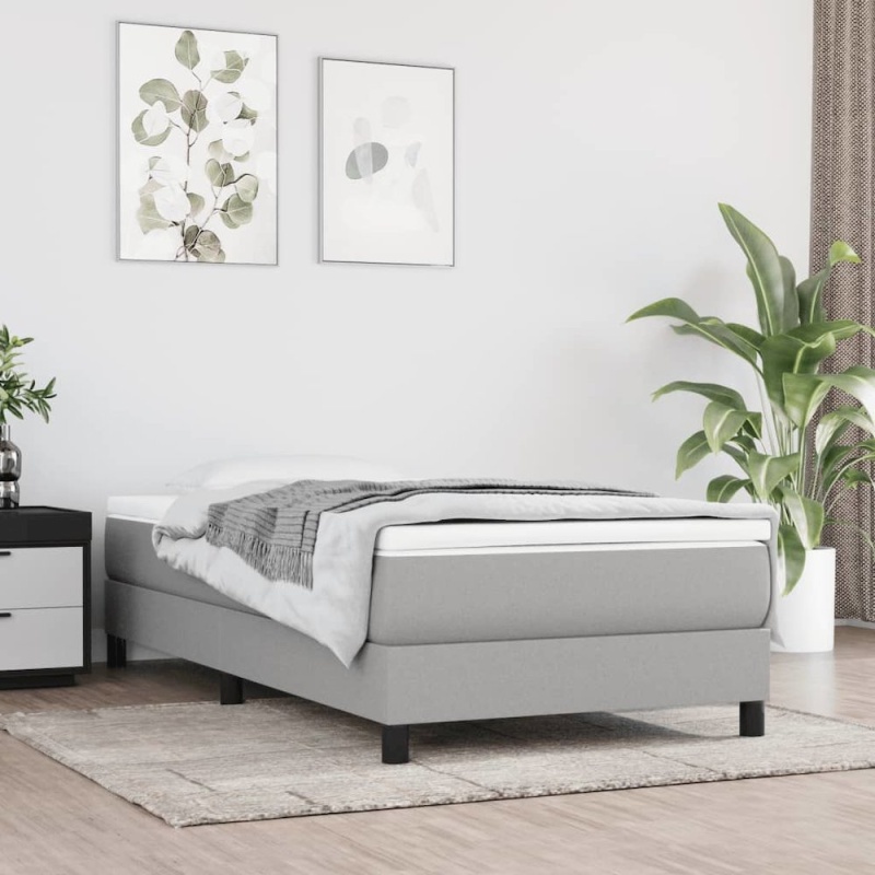 Bed Frame Light Grey