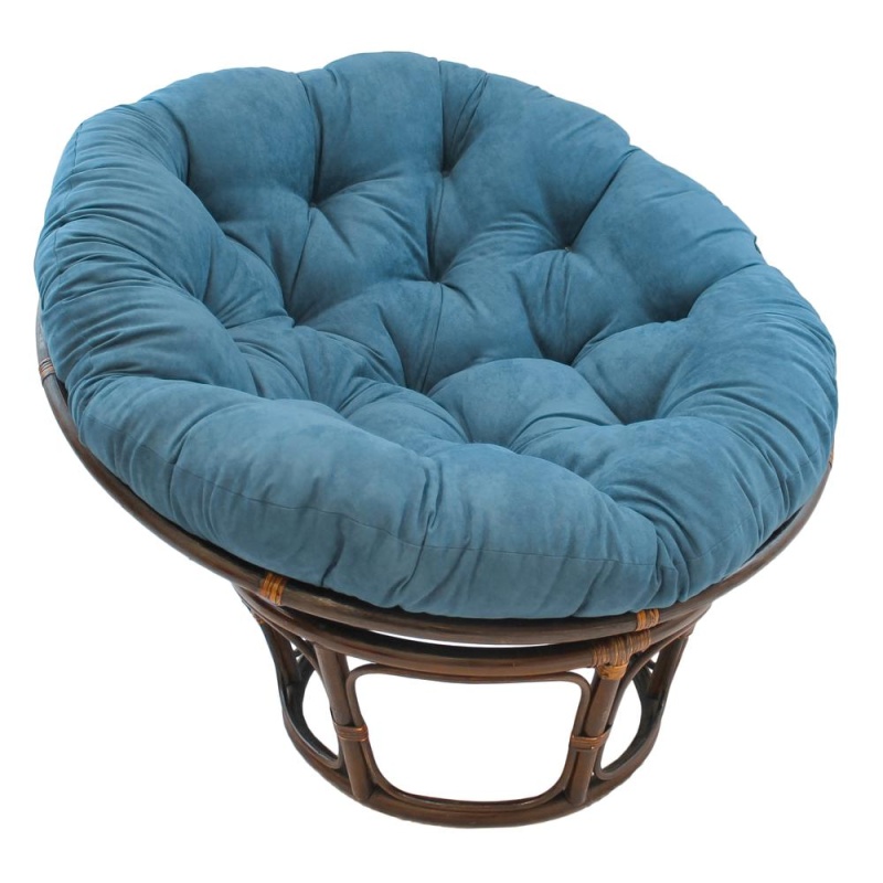 44-Inch Solid Microsuede Papasan Cushion (Fits 42-Inch Papasan Frame) 93312-Ms-Tl