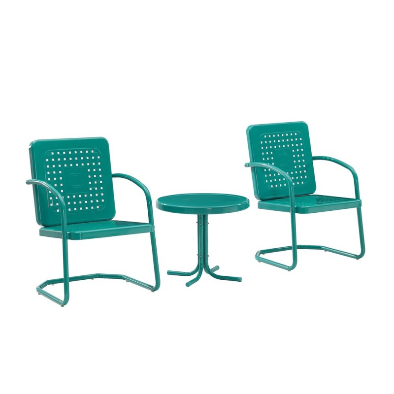 Bates 3Pc Retro Outdoor Chair Set