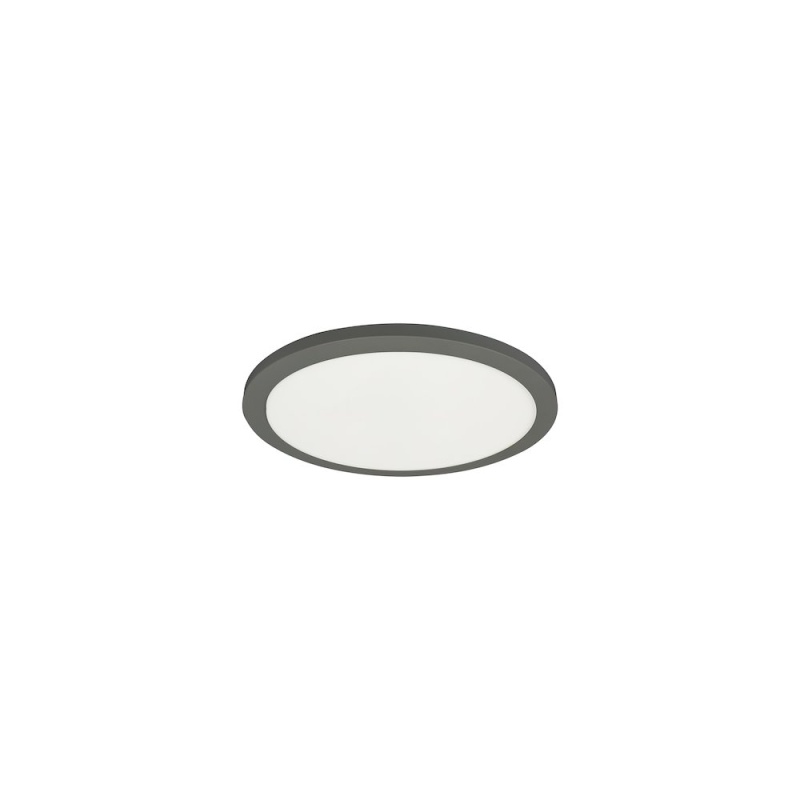 14W Matte Black Flush Mount
