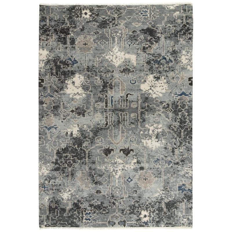 Hand Knotted Cut Pile Wool Rug, 8' x 10'