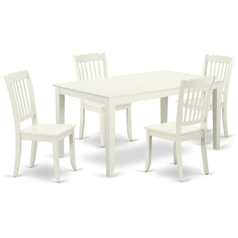 Dining Room Set Linen White