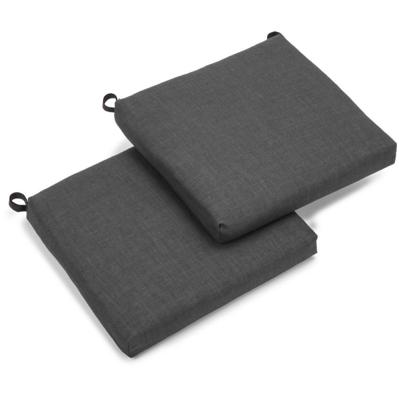 20-Inch By 19-Inch Spun Polyester Chair Cushion (Set Of Two)