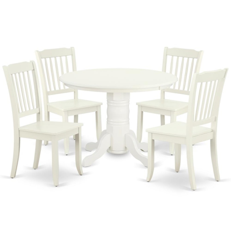 Dining Room Set Linen White