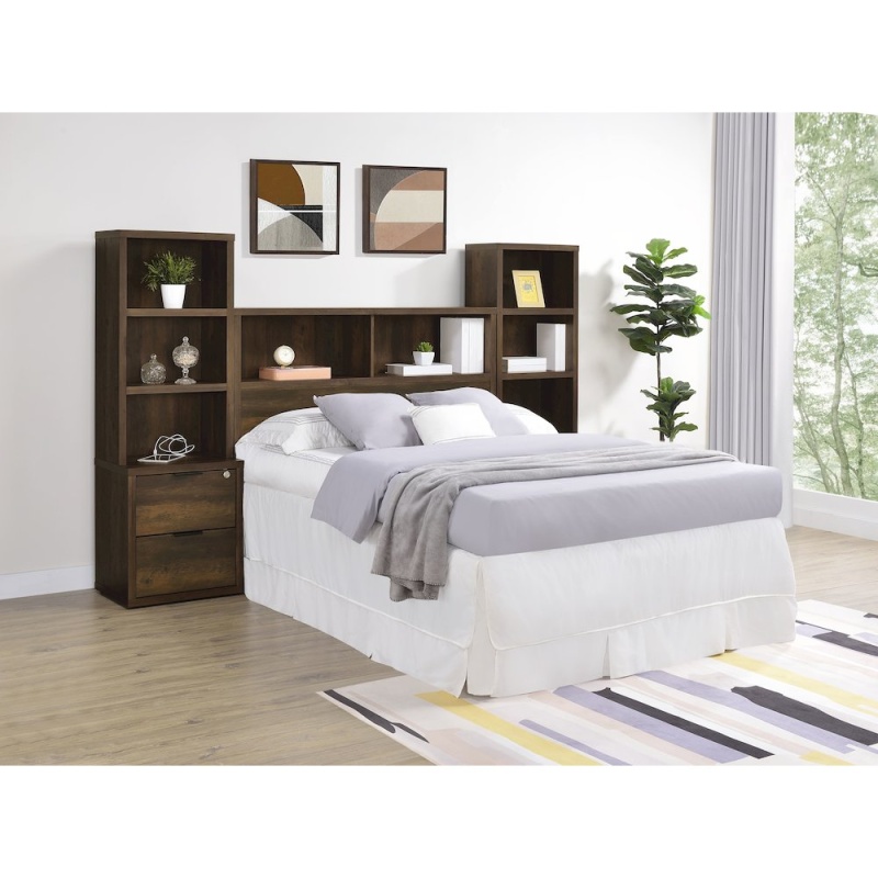 Westpark 3-Piece Full Bedroom Set with Bookcase Headboard