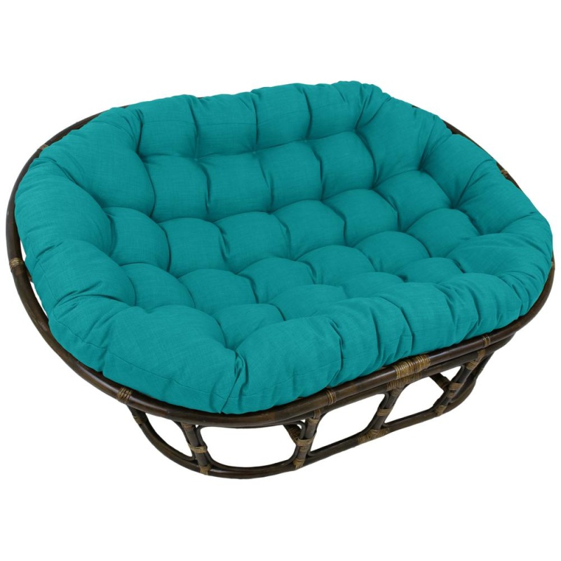 78-Inch By 58-Inch Solid Spun Polyester Double Papasan Cushion