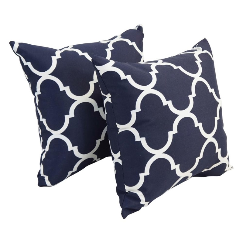 17-Inch Square Polyester Outdoor Throw Pillows (Set Of 2) 9910-S2-Od-161
