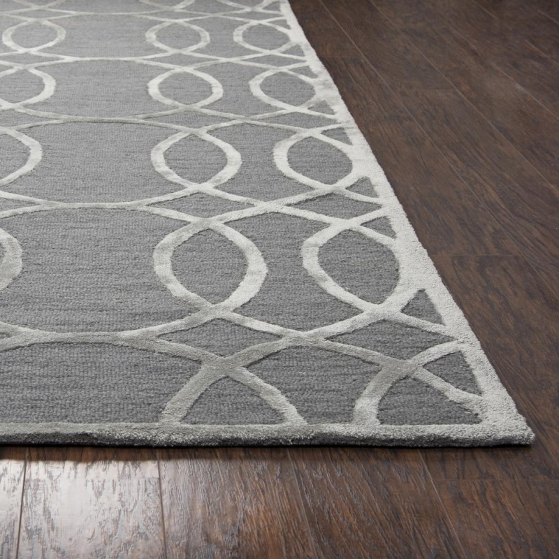 Madison Gray 3' x 5' Hand-Tufted Rectangle Rug