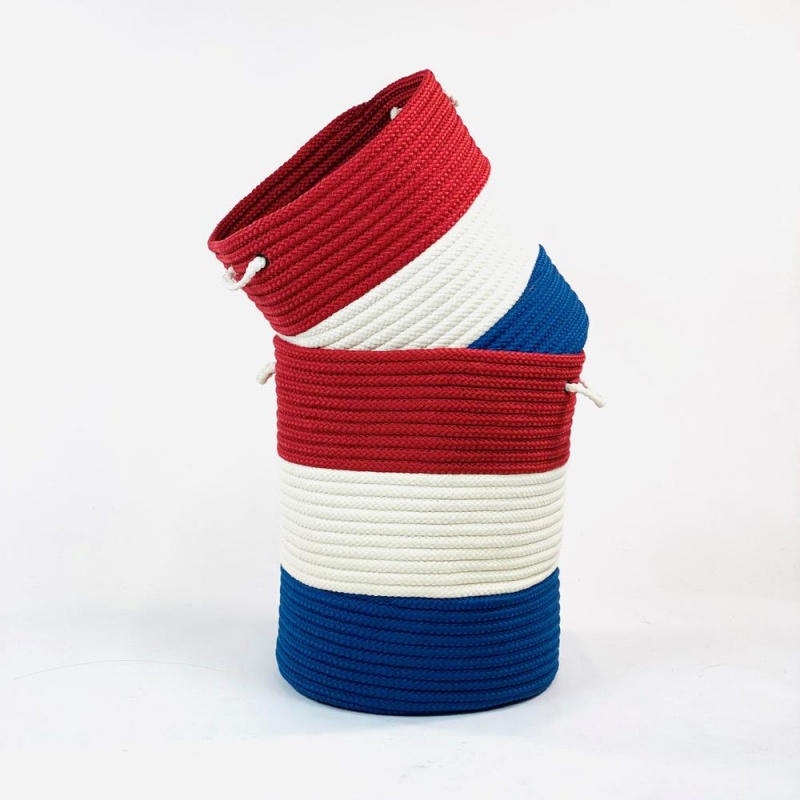 America Woven Hampers - Patriot Red 17"X17"x22"
