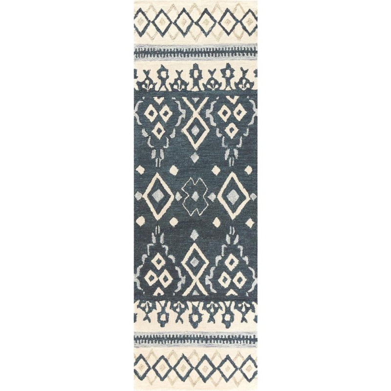 2' X 8' Hand-Tufted Rectangle Runner