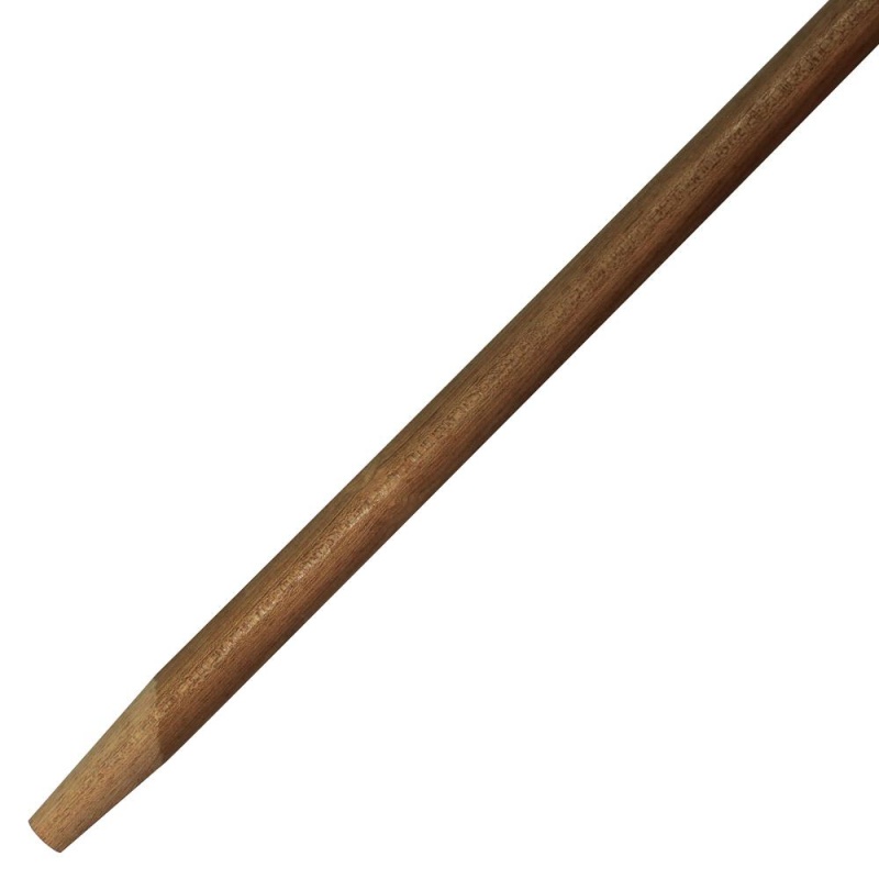 Genuine Joe Squeegee Handle - 60" Length - 1.13" Diameter - Natural - Wood - 12 / Carton