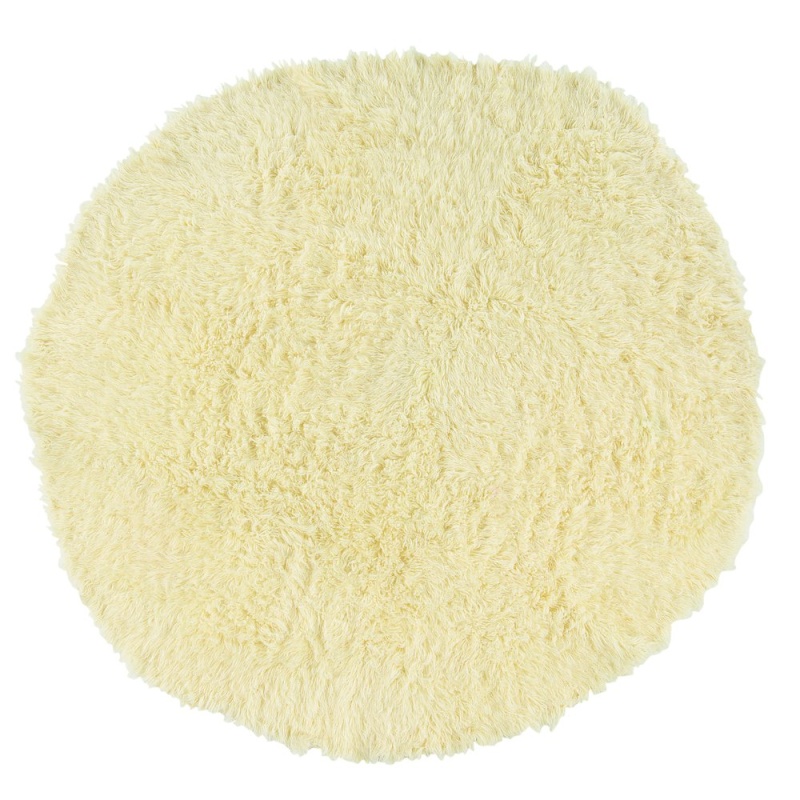 New Flokati 1400Gram Natural 8Rd Rug