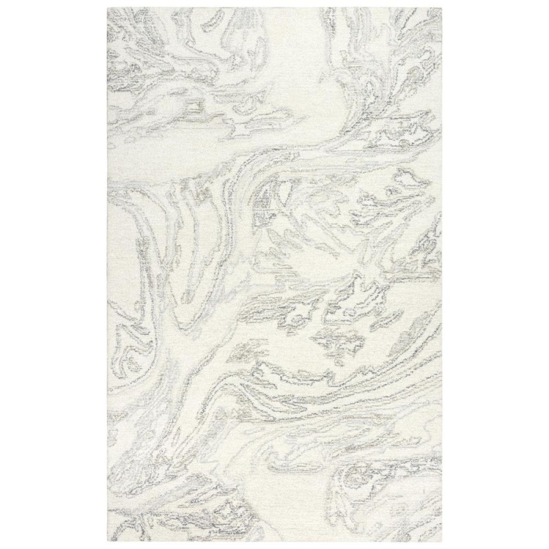 Hand Tufted Loop Pile Wool Rug, 7'9" x 9'9"