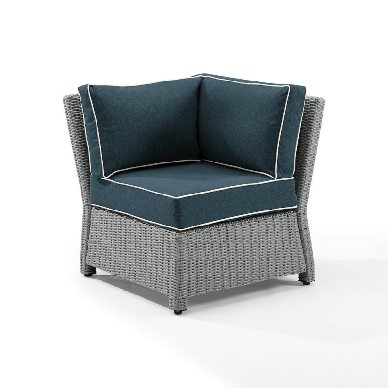 Bradenton Wicker Corner Outdoor Sectional Chair