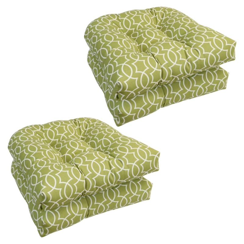 19-Inch U-Shaped Dining Chair Cushions (Set of 4)