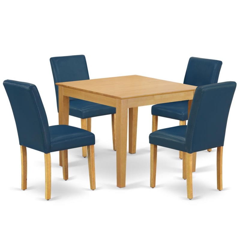 East West Furniture Dining Room Set Oak