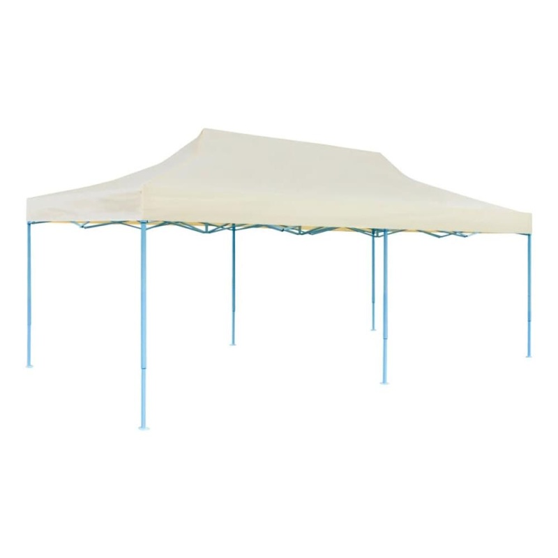 Vidaxl Cream Foldable Pop-Up Party Tent 9'10"X19'8"