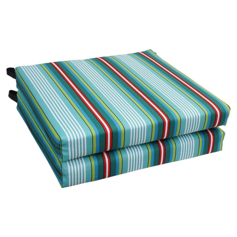 20-Inch by 19-Inch Patterned Outdoor Chair Cushions