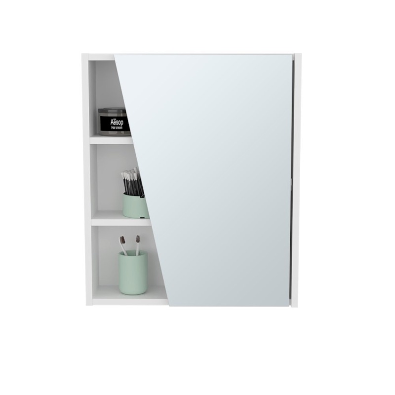 Piney Medicine Cabinet, White