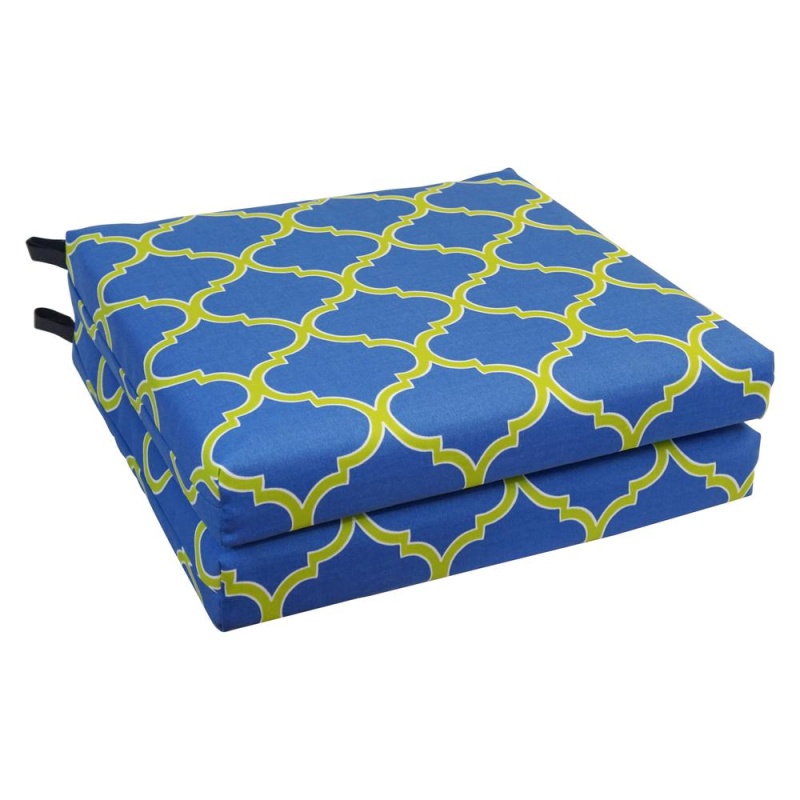 20-Inch By 19-Inch Patterned Outdoor Chair Cushions (Set Of 2) 93454-2Ch-Od-150