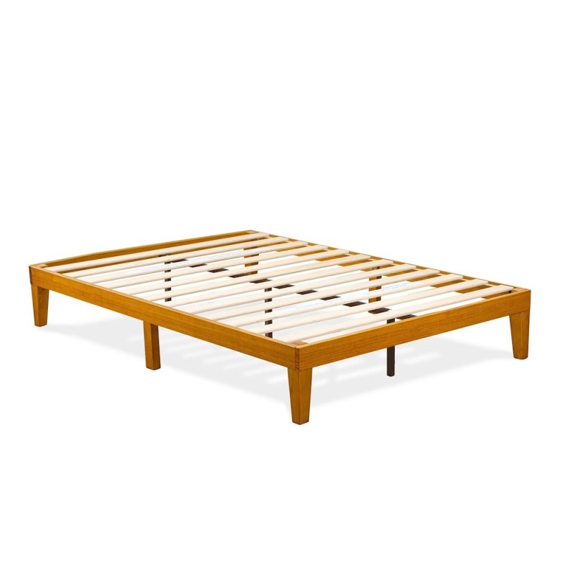 Full Size Platform Bed Frame With 4 Legs And 2 Extra Center Legs