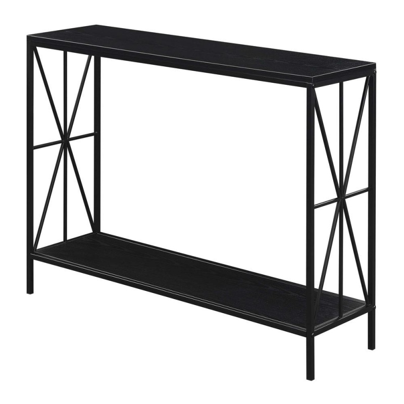 Tucson Starburst Console Table With Shelf