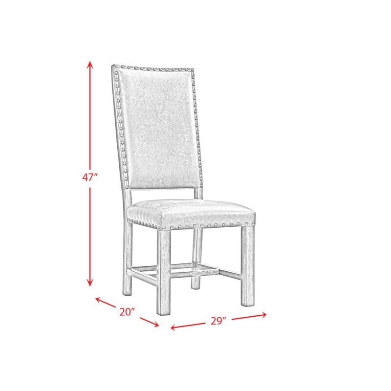 Picket House Furnishings Hayward Tall Back Side Chair Set