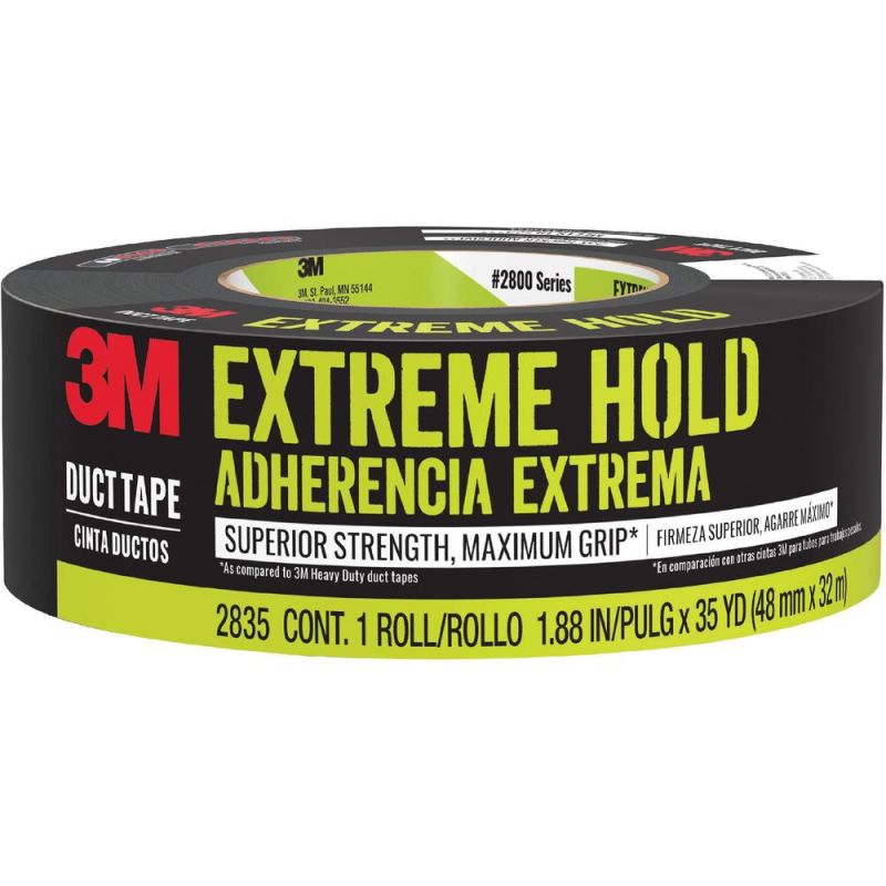 Scotch Extreme Hold Duct Tape - 35 Yd Length X 1.88" Width - Woven - 1 / Roll - Black