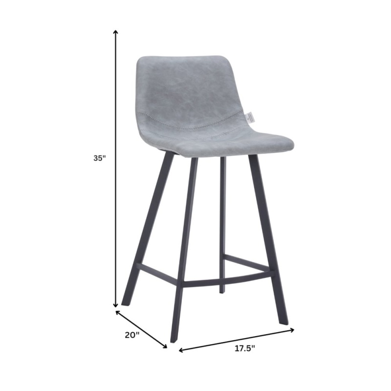 Elland Counter Stool - Light Grey