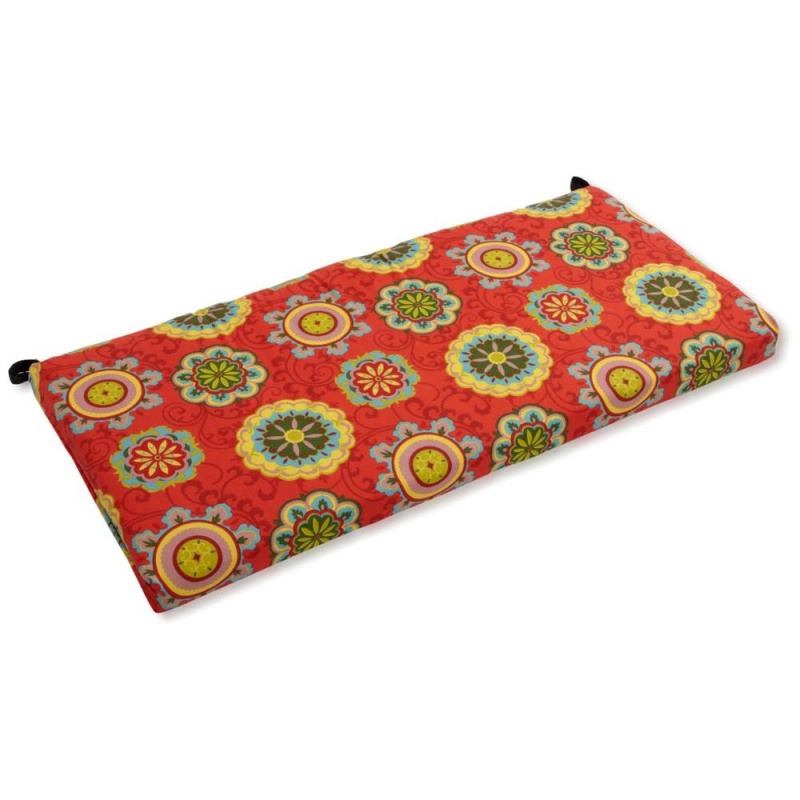 45-Inch by 19-Inch Outdoor Spun Polyester Loveseat Cushion
