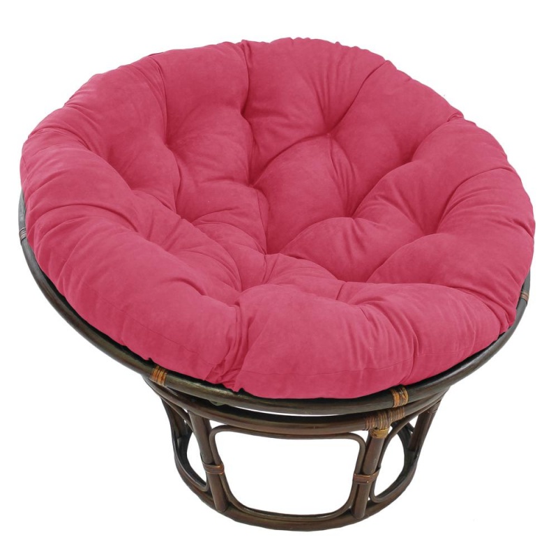 44-Inch Solid Micro Suede Papasan Cushion (Fits 42-Inch Papasan Frame)