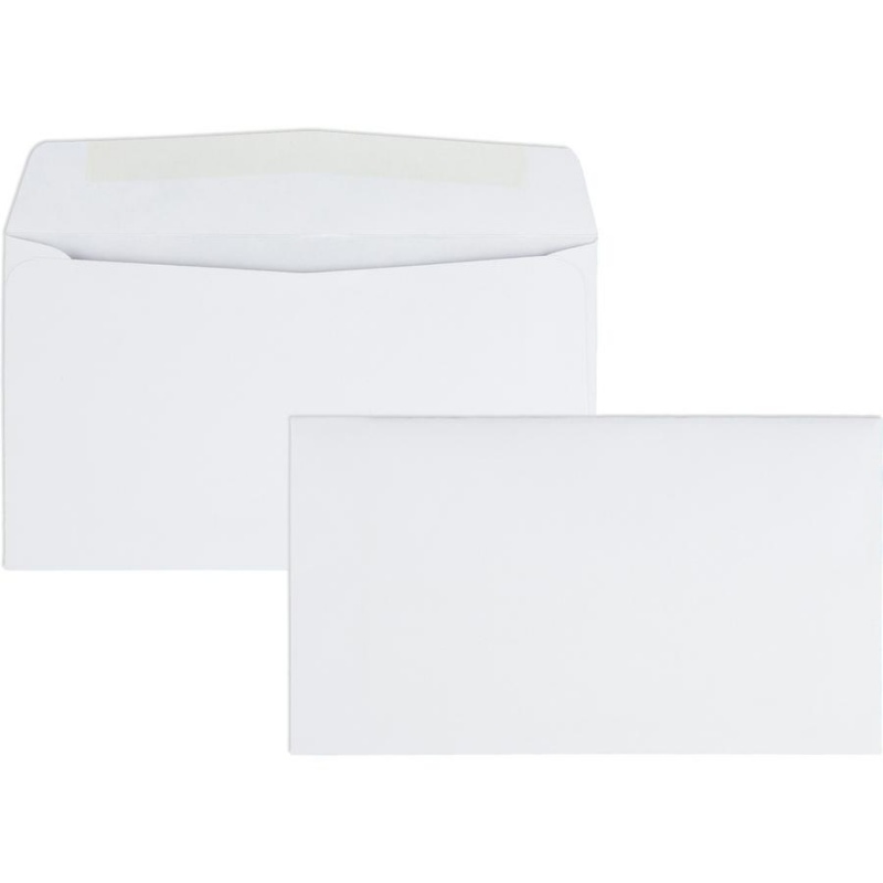 Quality Park No. 6-3/4 Business Envelopes With Gummed Flap - Business - #6 3/4 - 3 5/8" Width X 6 1/2" Length - 24 Lb - Gummed - Wove - 500 / Box - White