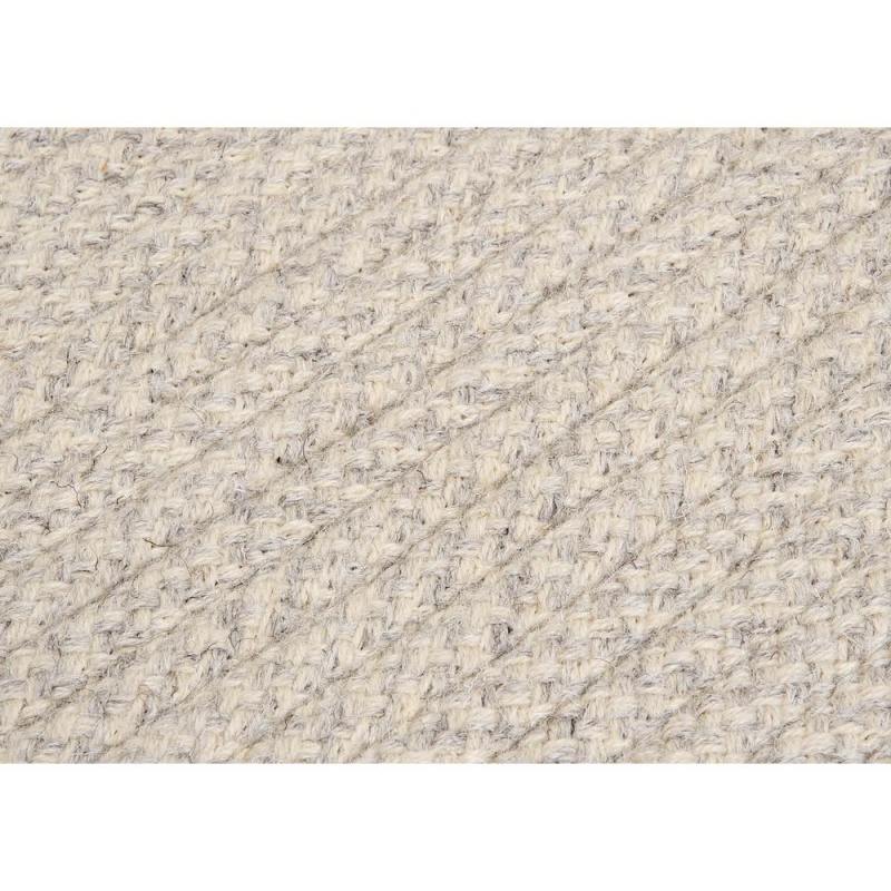 Natural Wool Houndstooth - Cream 9' Square