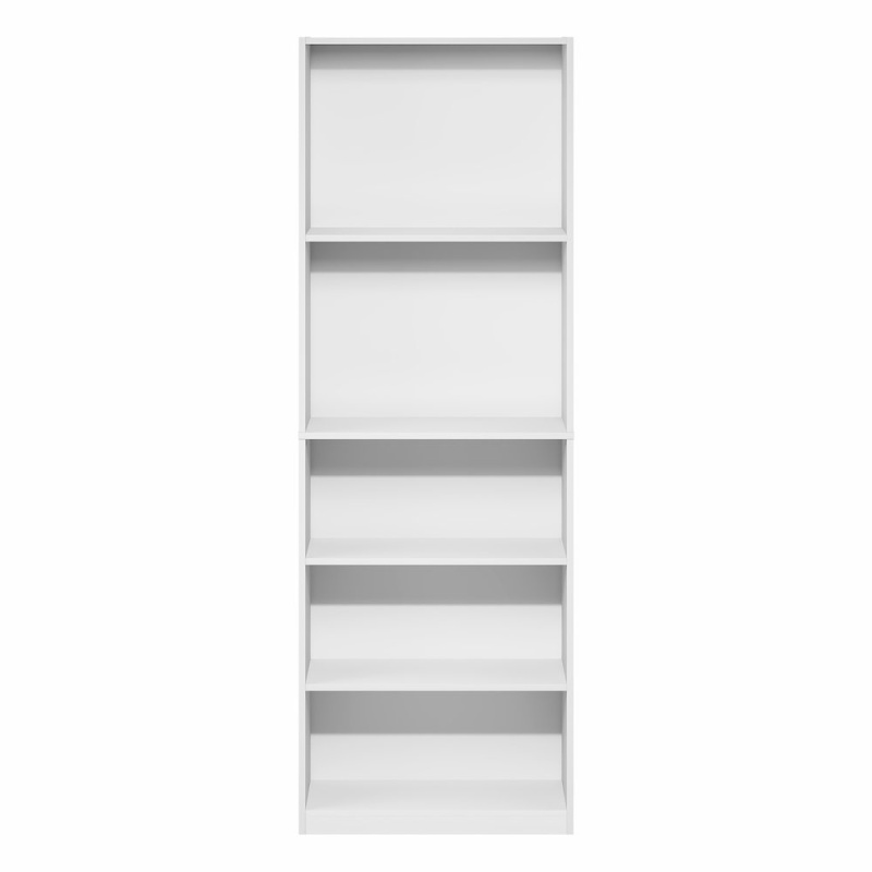 Jaya 5-Tier Bookshelf with Open Storage Shelf