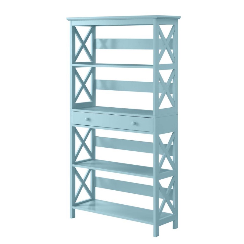 Oxford 5 Tier Bookcase With Drawer