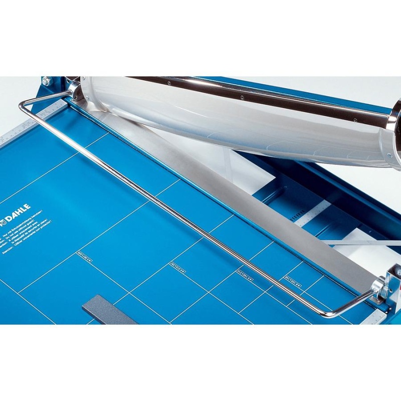Dahle 567 Premium Guillotine - Cuts 35Sheet - 21" Cutting Length - 8" Height X 14.3" Width - Metal Base, Steel Blade, Rubber, Aluminum, Plastic - Blue