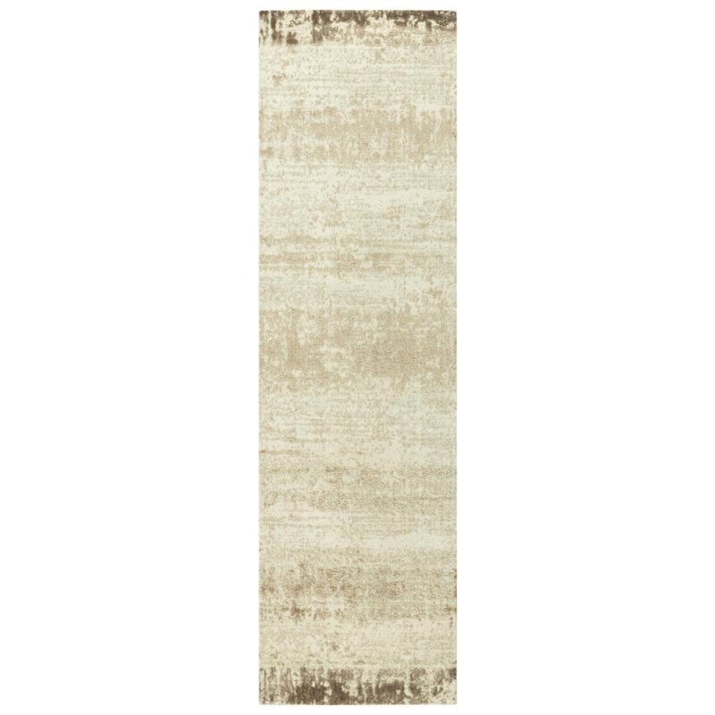 Hybrid Cut Pile Wool/Tencel Rug, 2'6" x 10'