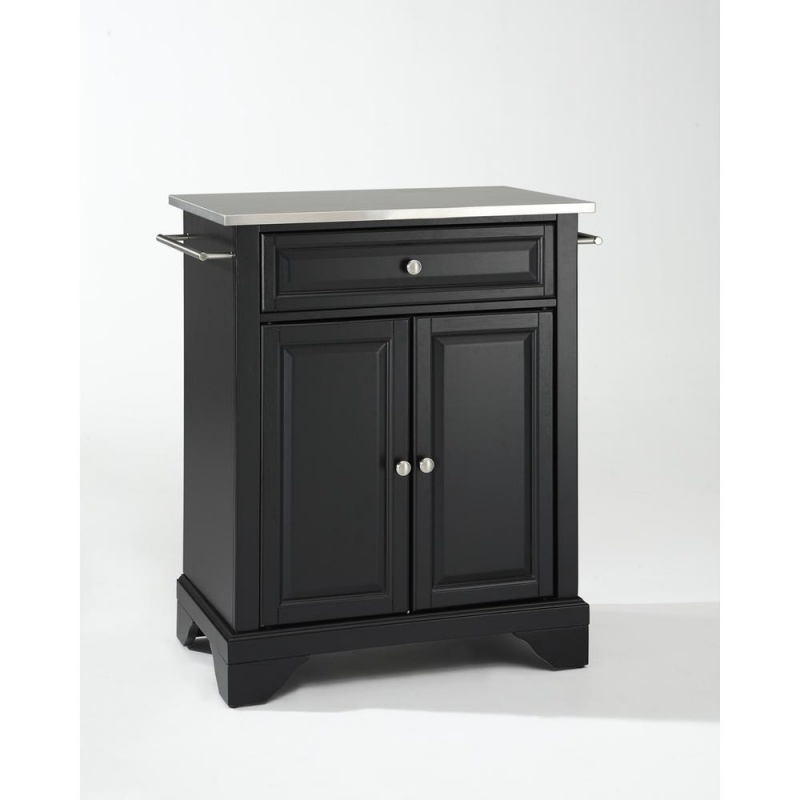 Lafayette Stainless Steel Top Portable Kitchen Island/Cart