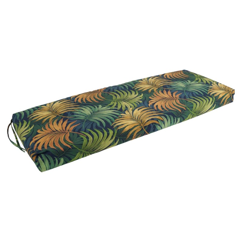 51-Inch By 19-Inch Patterned Outdoor Loveseat Cushion