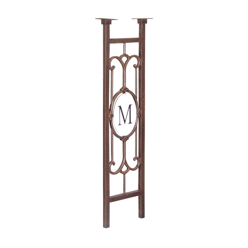 Monogram Mailbox Post