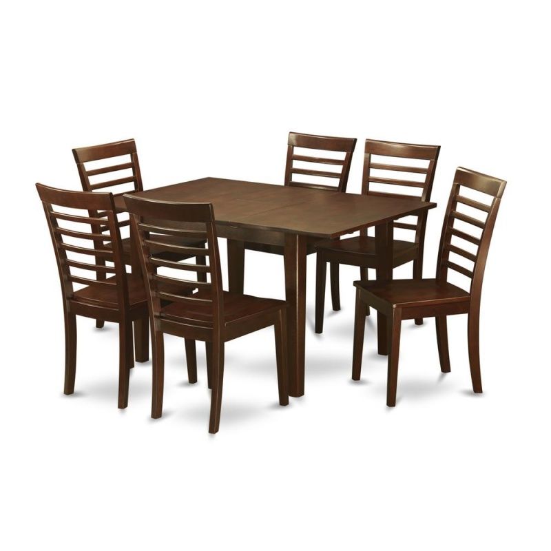 7 Pc Small Kitchen Table Set - Kitchen Table With 6 Kitchen Chairs