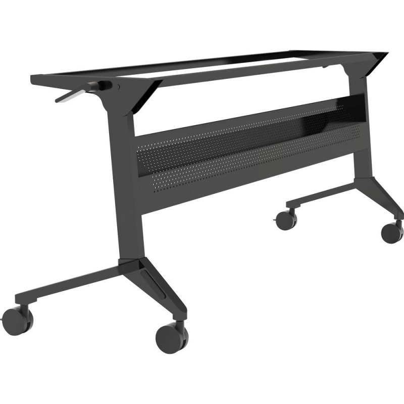Safco Flip-N-Go Black Training Table Base - Black Base - 28" Height - Assembly Required