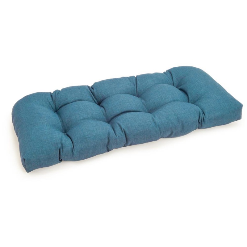42-Inch by 19-Inch U-Shaped Solid Spun Polyester Tufted Settee/Bench Cushion
