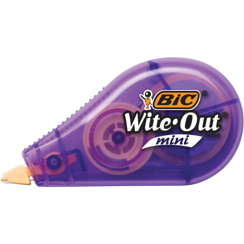 Wite-Out Mini Correction Tape Pack - 0.20" Width X 314.40 Ft Length - 1 Line(S)Translucent Dispenser - Smooth, Compact, Ambidextrous, Easy To Use, Non-Refillable, Tear Resistant - 12 / Pack - White -