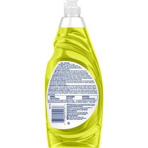 Dawn Manual Pot/Pan Detergent - Concentrate Liquid - 38 Fl Oz (1.2 Quart) - Lemon Scent - 8 / Carton - Yellow