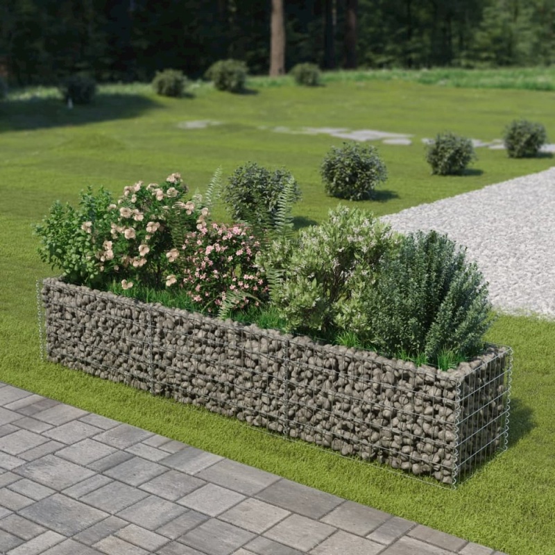 Vidaxl Galvanized Steel Raised Bed