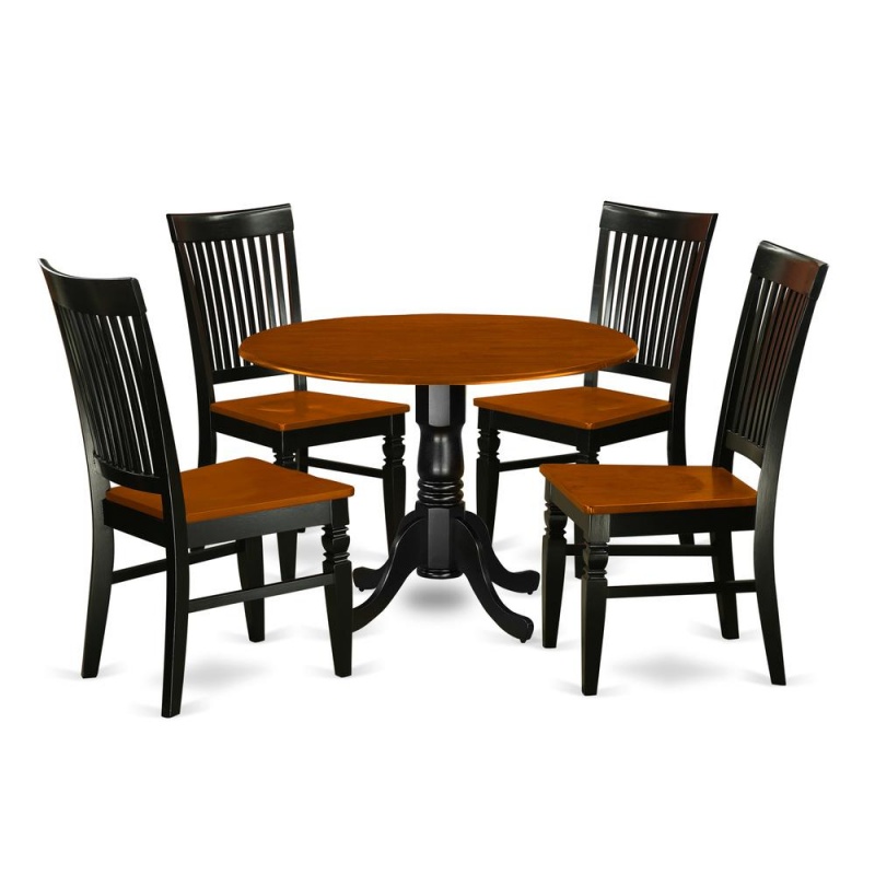 Dining Room Set Black & Cherry