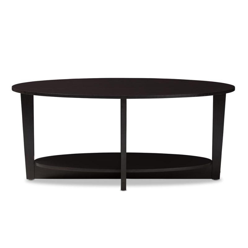 Jacintha Modern And Contemporary Wenge Brown Finished Coffee Table
