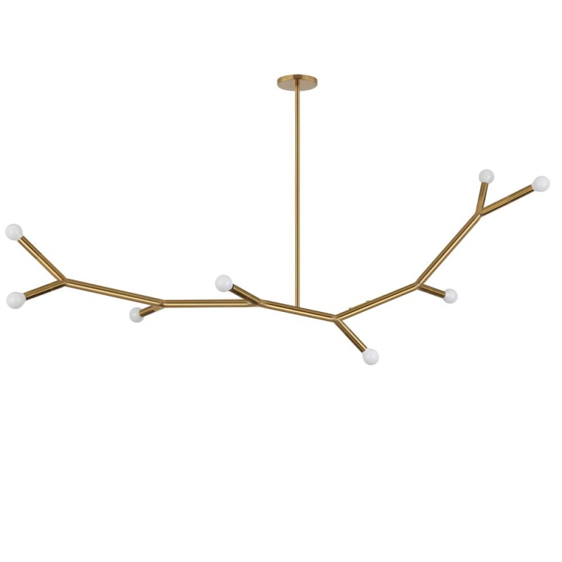8Lt Incandescent Horiz Pendant, Agb