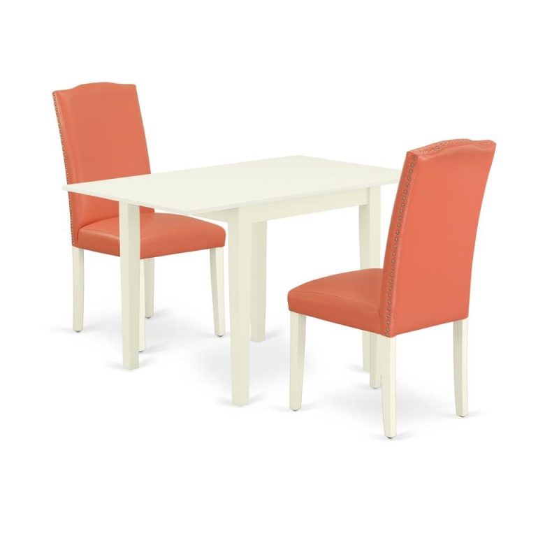 Dining Room Set Linen White, Nden3-Lwh-78